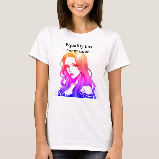 Rainbow Equality Has No Gender T-Shirt (Front)