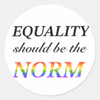 Rainbow Equality Should Be The Norm