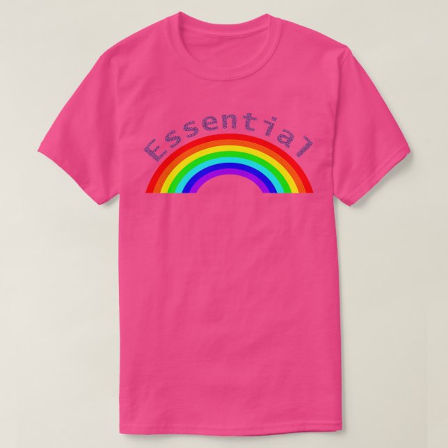 Rainbow Essential T-Shirt (Design Front)