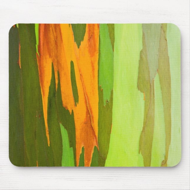 Rainbow Eucalyptus bark, Hawaii Mouse Pad (Front)