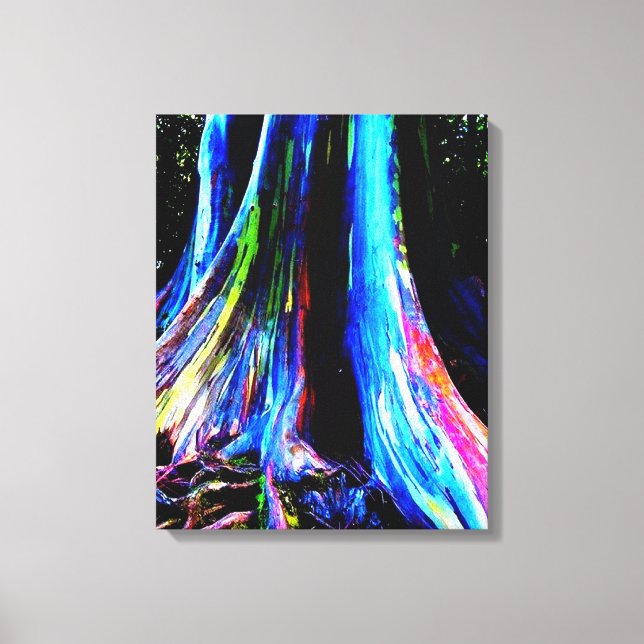 RAINBOW EUCALYPTUS TREE canvas (Front)