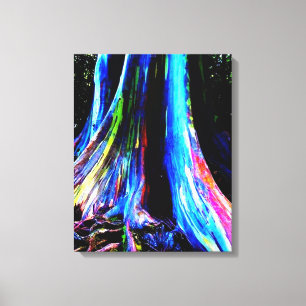 RAINBOW EUCALYPTUS TREE canvas Print