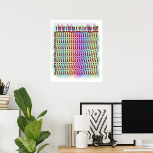 Rainbow Exclamations  Poster
