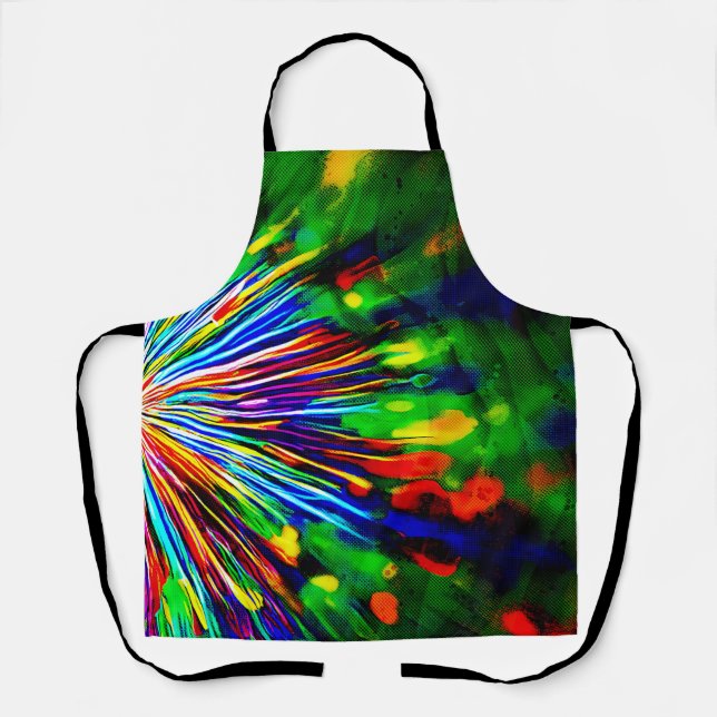 Rainbow Explosion  Apron (Front)