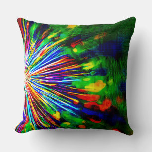 Rainbow Explosion  Cushion
