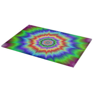 Rainbow Explosion Cutting Board