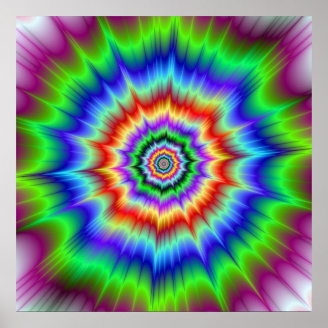Rainbow Explosion Poster (Front)