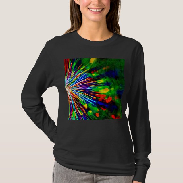 Rainbow Explosion  T-Shirt (Front)