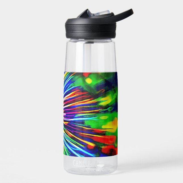 Rainbow Explosion  Water Bottle (Left)