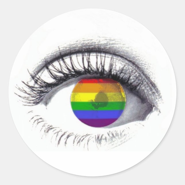 Rainbow Eye Sticker (Front)