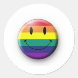 rainbow face stickers