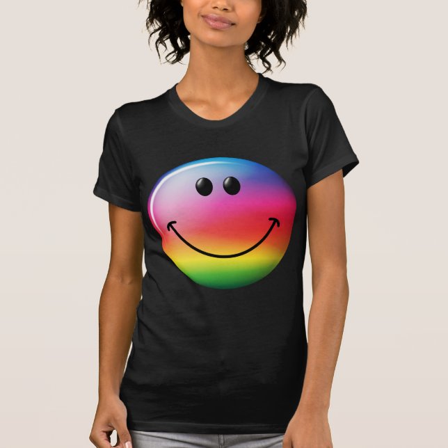 Rainbow Face T-Shirt (Front)