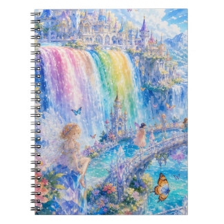 Rainbow Fairy Kingdom Spiral Notebook