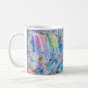 Rainbow Fairy Waterfall Fantasy Mug