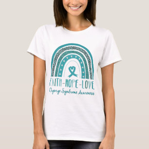 Rainbow Faith Hope Love Digeorge Syndrome Awarenes T-Shirt