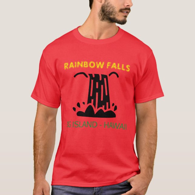 RAINBOW FALLS BIG ISLAND HAWAII T-Shirt (Front)