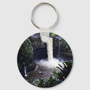 Rainbow Falls - Hilo, Hawaii Key Ring