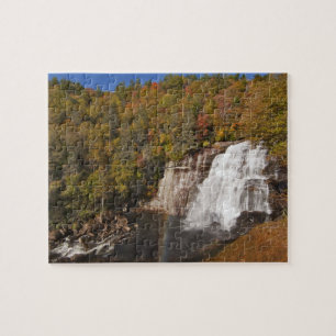Rainbow Falls in Gorges State Park in North Jigsaw Puzzle