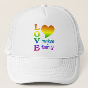 Rainbow Family hat - choose colour