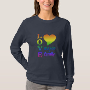 RAINBOW FAMILY shirt - choose style & colour