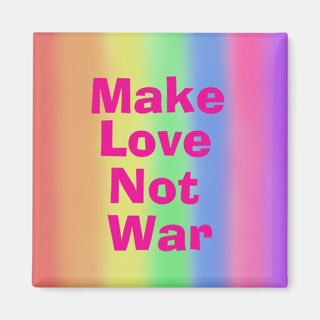 Rainbow fan magnet (Front)