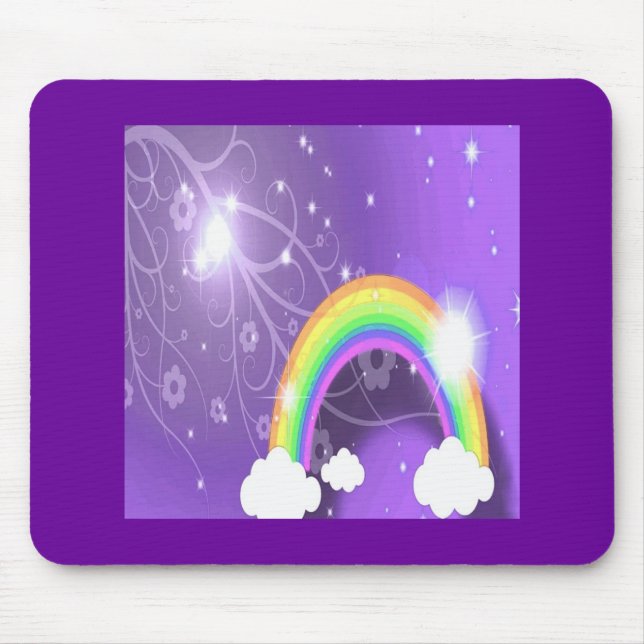 Rainbow Fantasy Mouse Pad (Front)