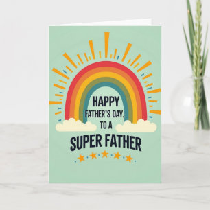 Rainbow Fathers Day Card