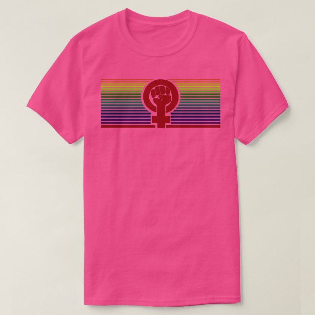 Rainbow feminist T-Shirt (Design Front)