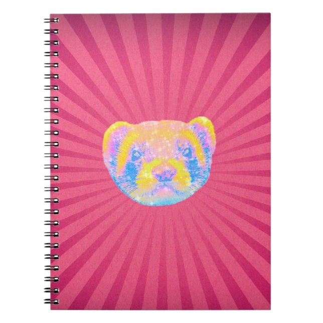 Rainbow Ferret Notebook (Front)