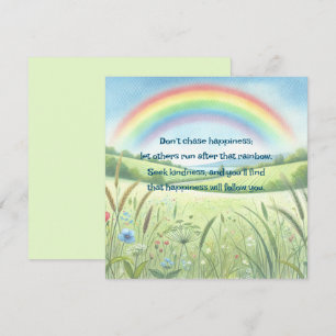 Rainbow / Field & Quote Card