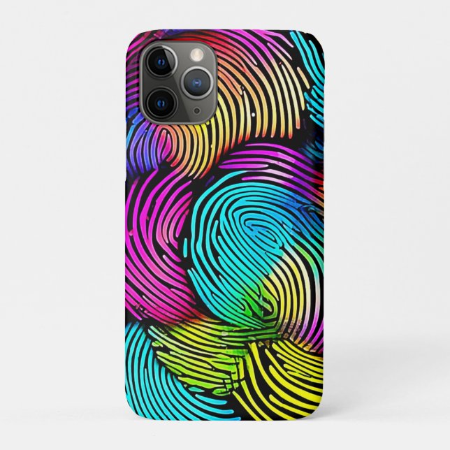 Rainbow Fingerprint Dreams Case-Mate iPhone Case (Back)