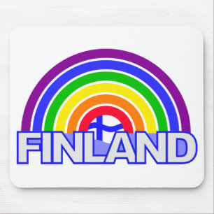 Rainbow Finland mousepad