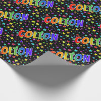 Rainbow First Name "COLTON" + Stars
