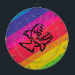 Rainbow fish dartboard<br><div class="desc">rainbow fish</div>