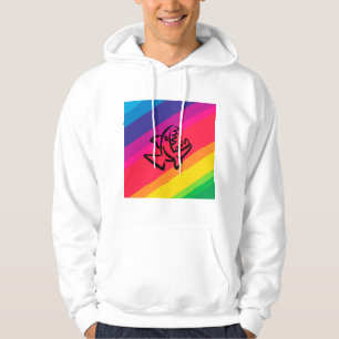 Rainbow fish hoodie