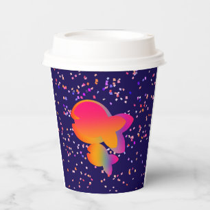 Rainbow Fish Kids Birthday Paper Cups