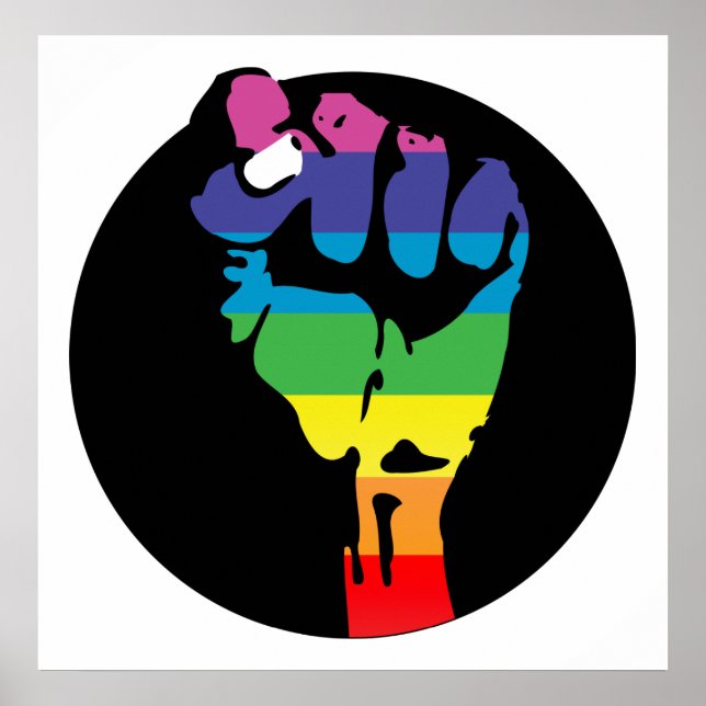 rainbow fist. poster (Front)