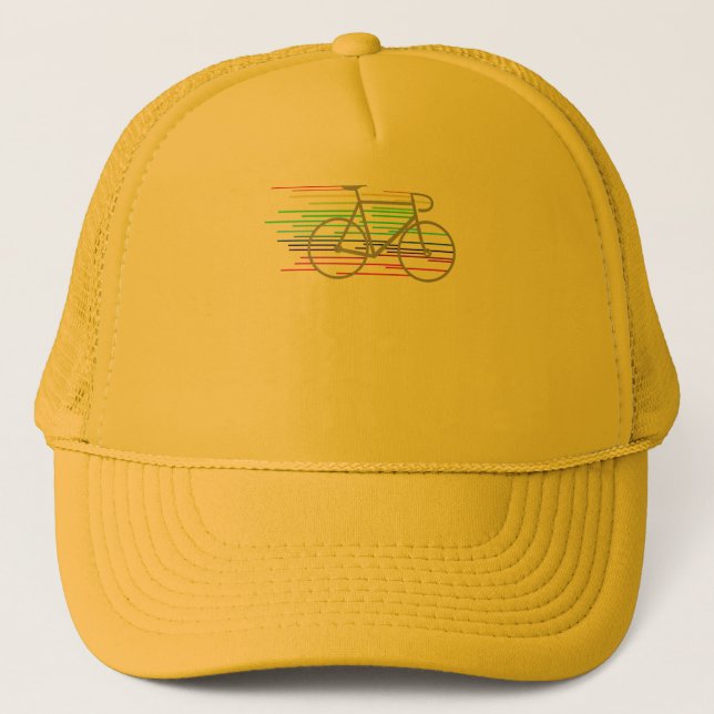 Rainbow Fixed  Trucker Hat (Front)