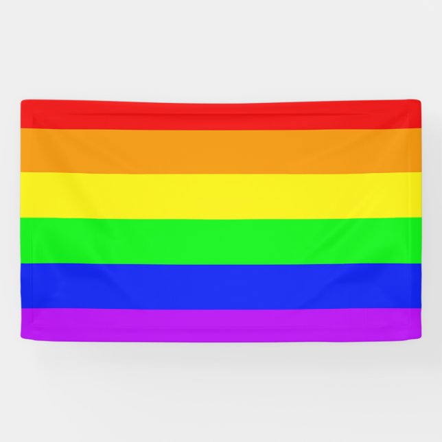 Rainbow Flag Banner (Horizontal)