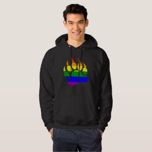 Rainbow Flag Bear Paw Gay Bears Pride Hoodie