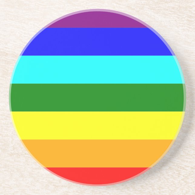 Rainbow Flag Coaster (Front)