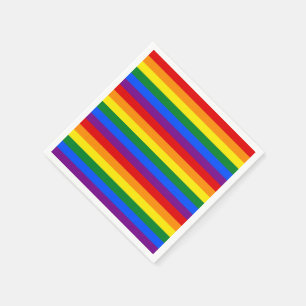 RAINBOW FLAG COLORS NAPKIN