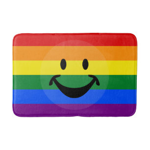 RAINBOW FLAG COLORS your ideas Bath Mat