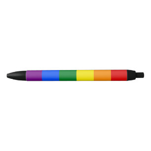 RAINBOW FLAG COLORS + your ideas Black Ink Pen
