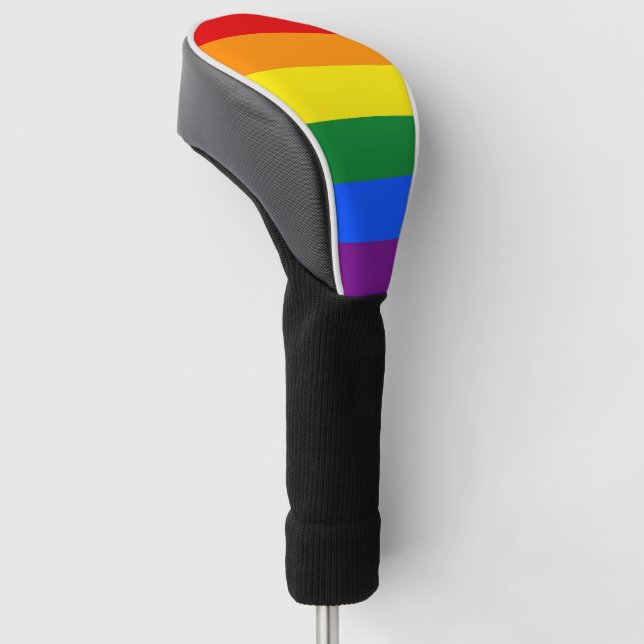 RAINBOW FLAG COLORS + your ideas Golf Head Cover (Angled)