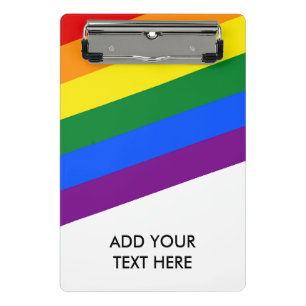 RAINBOW FLAG COLORS + your ideas Mini Clipboard