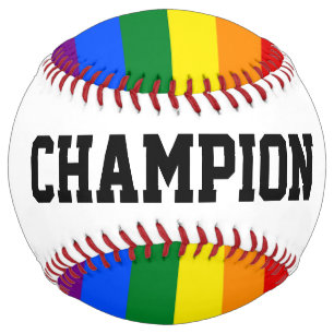 RAINBOW FLAG COLORS + your ideas Softball