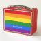 Rainbow Flag custom name lunch boxes