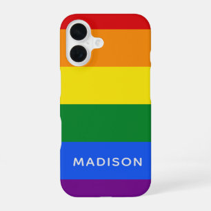 Rainbow Flag custom name phone cases
