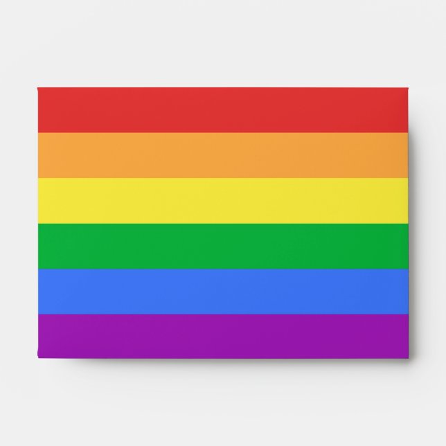 Rainbow Flag Envelope (Front)